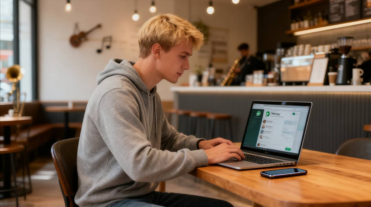 WhatsApp网页版重新登录图片展示